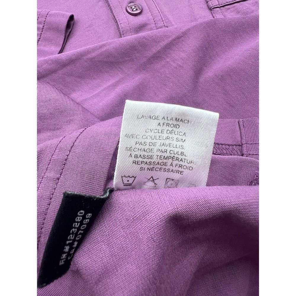 Travis Mathew Performance Pima Cotton Golf Polo Shirt Soft Purple Mens Small - Picture 11 of 12